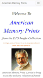 Mobile Screenshot of americanmemoryprints.com