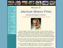 Tablet Screenshot of americanmemoryprints.com